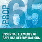 Prop 65 Essential Use Determinations