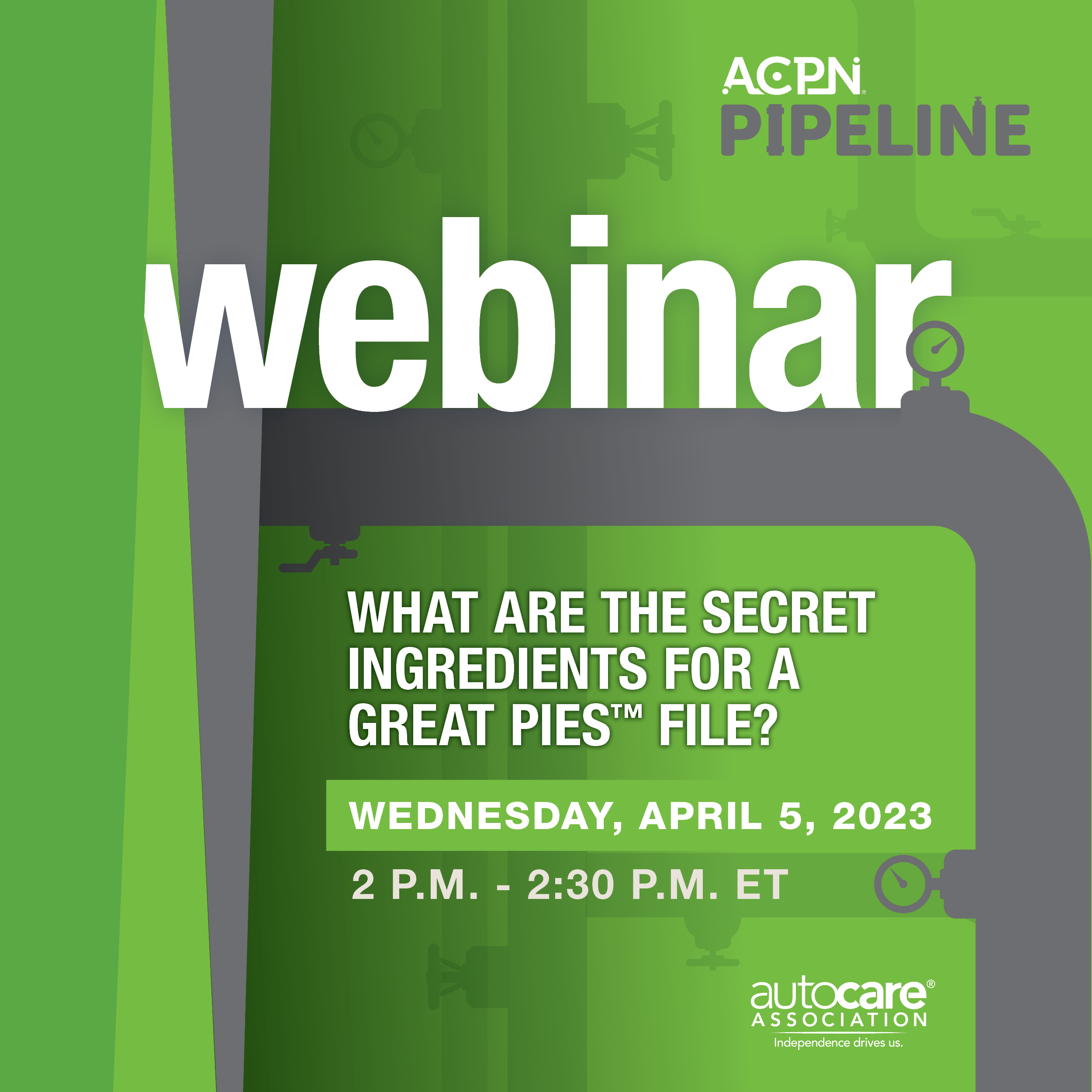 ACPN Pipeline Webinar What Are The Secret Ingredients For A Great PIES