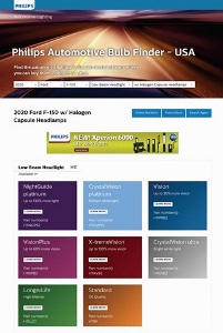 Philips Automotive Bulb Finder