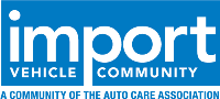 Import Vehicle Community Logo (PMS 300) wTag