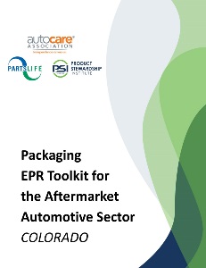 Cover image of Colorado Packaging EPR Toolkit for the Aftermarket Automotive Sector
