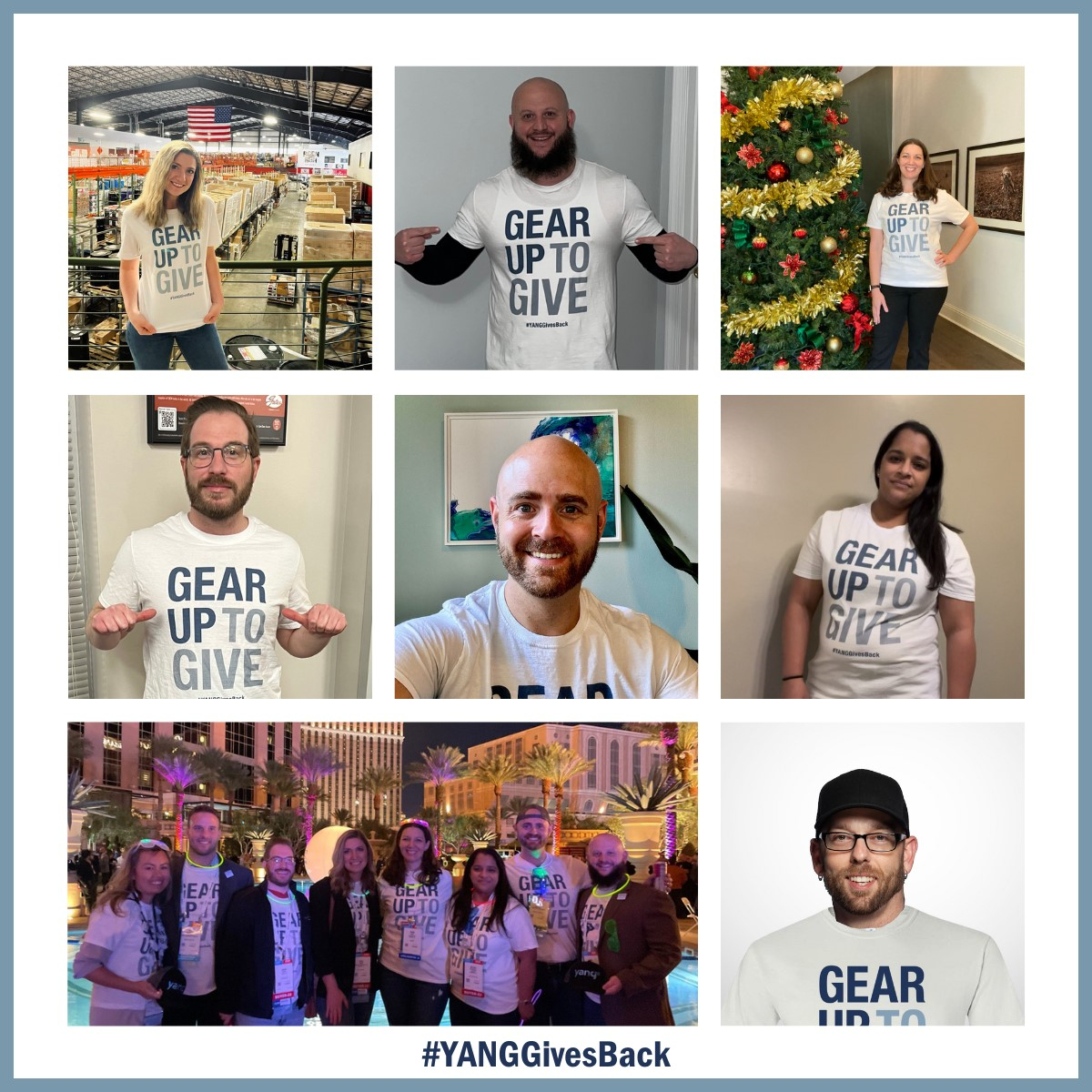 YANG T-shirt collage