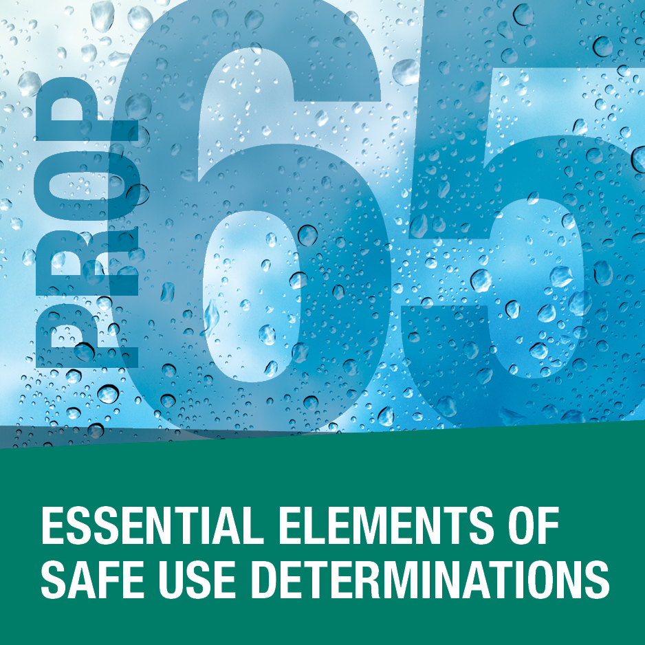 Prop 65 Essential Use Determinations