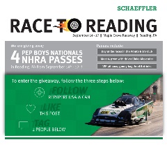 Schaeffler REPXPERT Race to Reading Giveaway